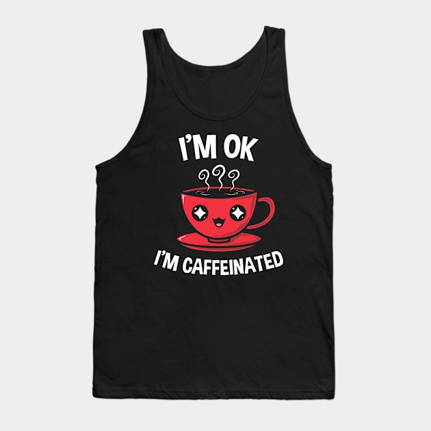 I'm Caffeinated I Tank Top by krisren28